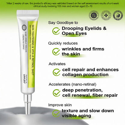Struggling With Sagging Skin? This Vitamin A Retinol Shot Delivers Visible Firming Results - Last Day Promotion 70% OFF